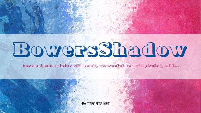 BowersShadow example