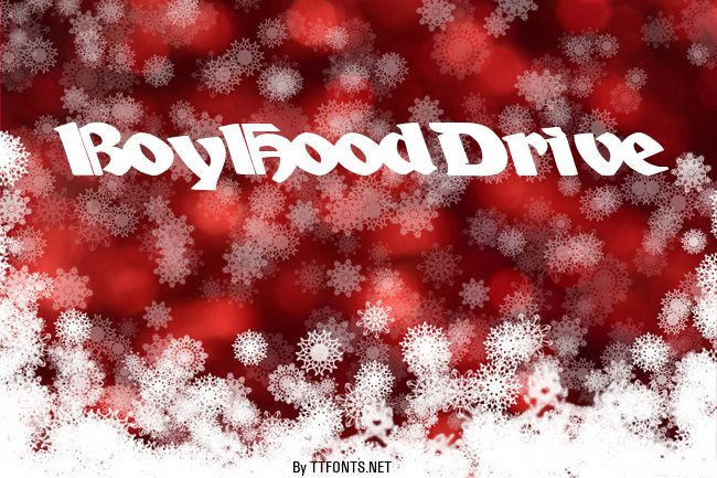 BoyHoodDrive example
