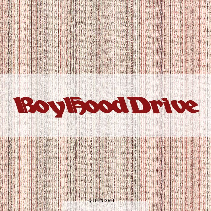 BoyHoodDrive example