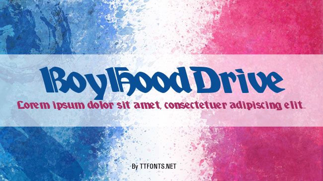 BoyHoodDrive example