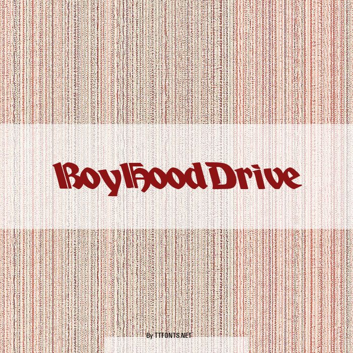 BoyHoodDrive example