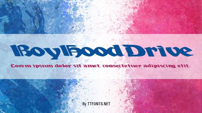 BoyHoodDrive example