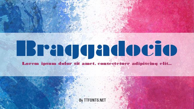 Braggadocio example