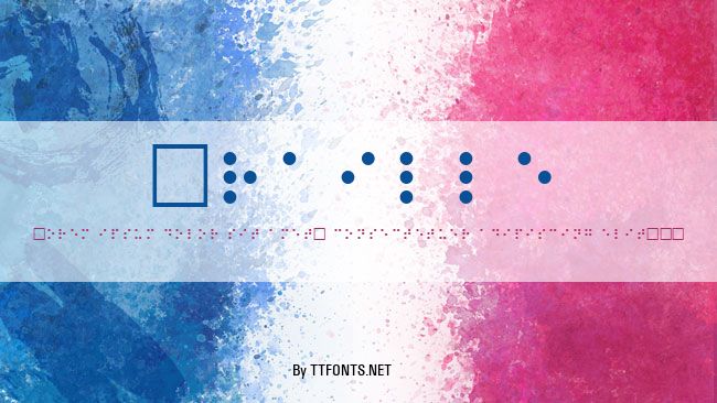 Braille example