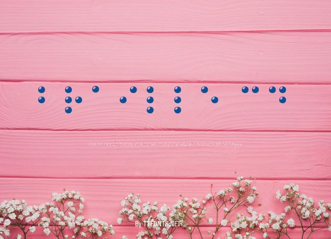 Braille 3D example
