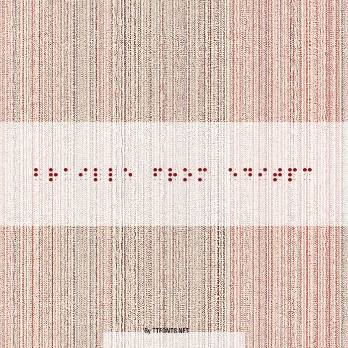 Braille from EDITPC example