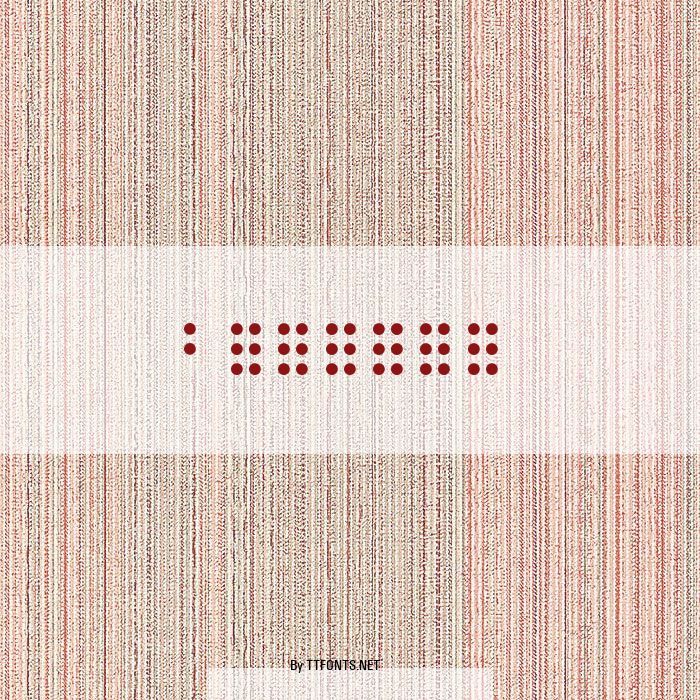 Braille example