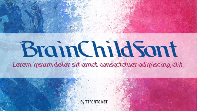 BrainChildFont example