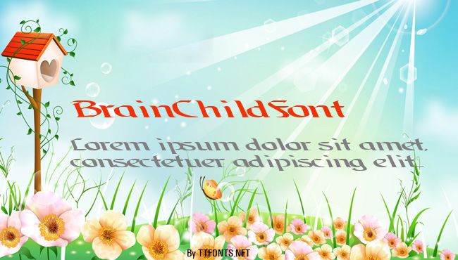 BrainChildFont example