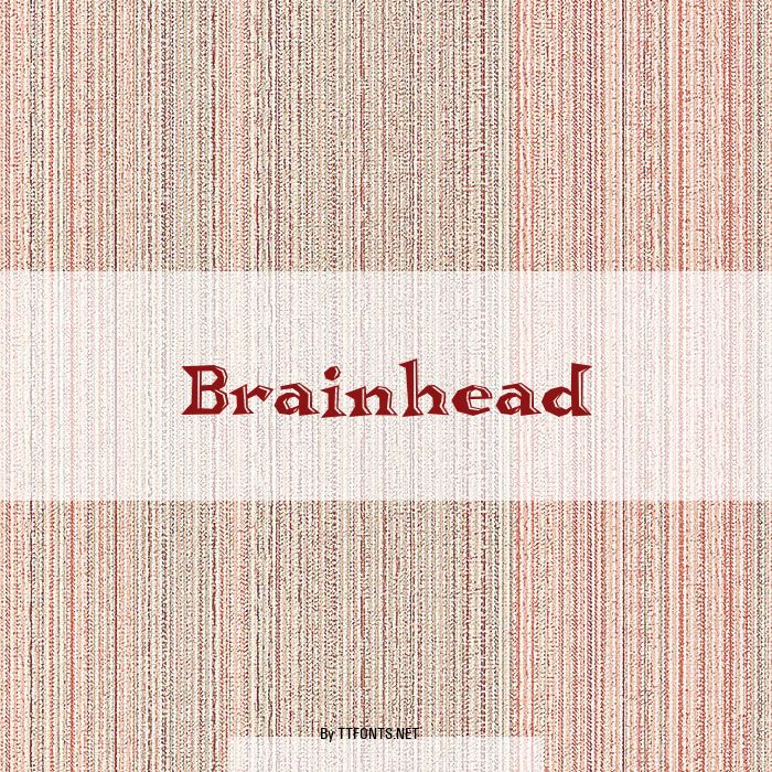 Brainhead example