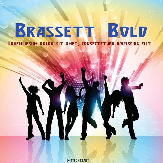 Brassett_Bold example