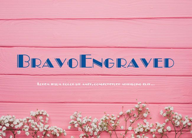 BravoEngraved example