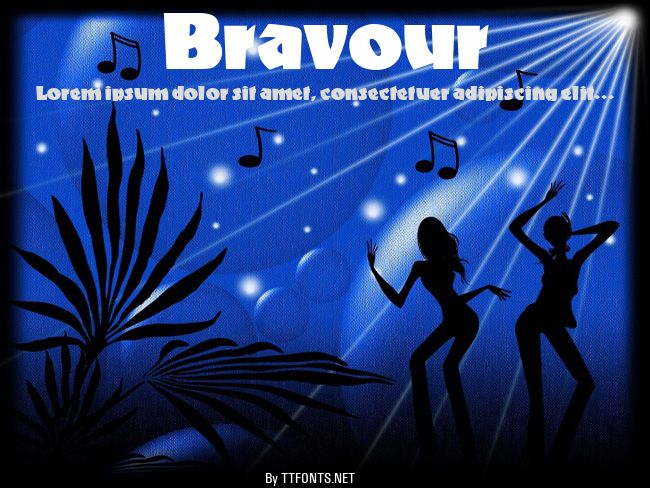 Bravour example