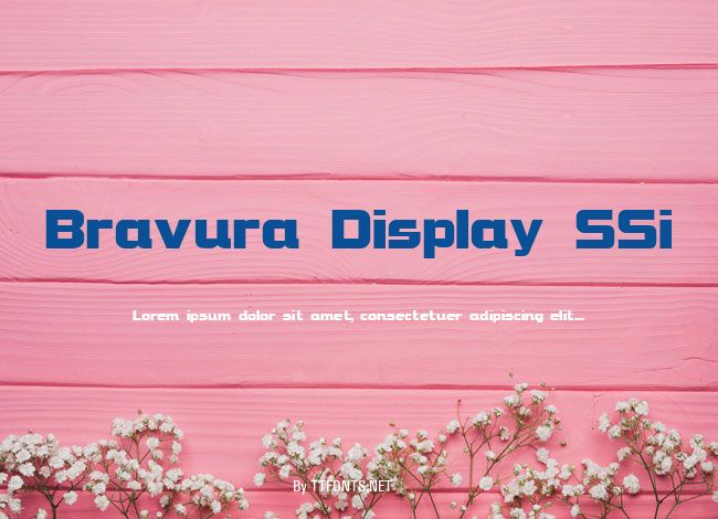 Bravura Display SSi example