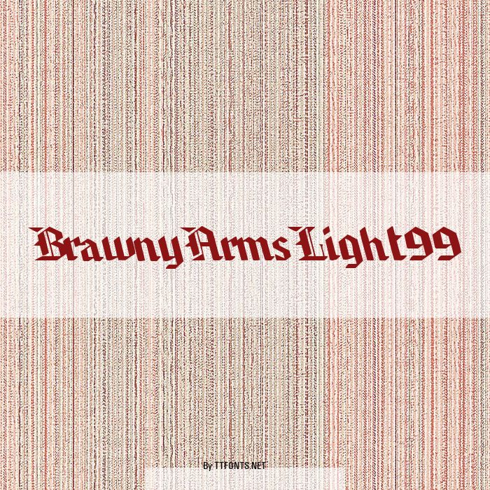 BrawnyArmsLight99 example