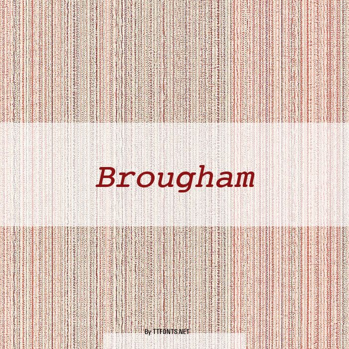 Brougham example