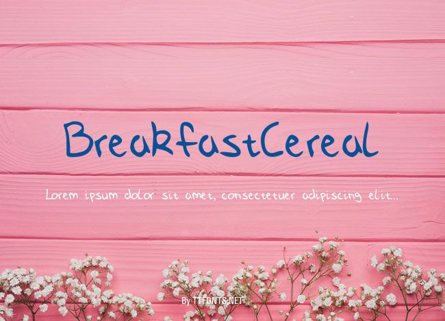 BreakfastCereal example