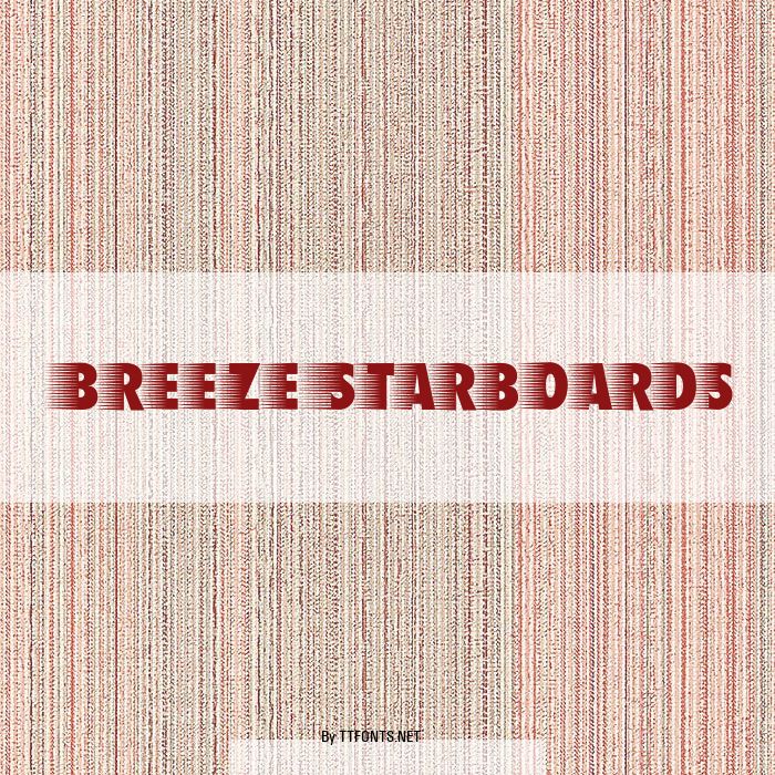 BreezeStarboards example