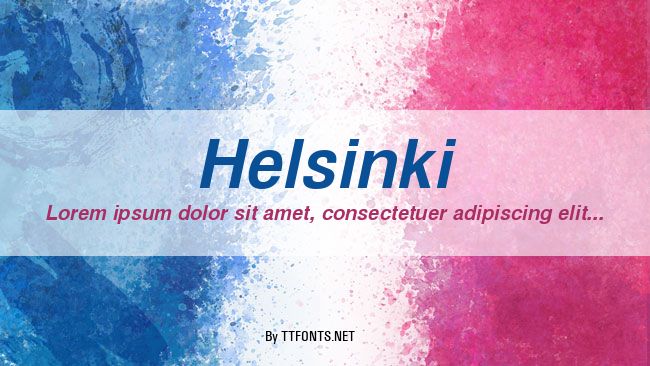 Helsinki example