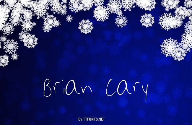 Brian Cary example