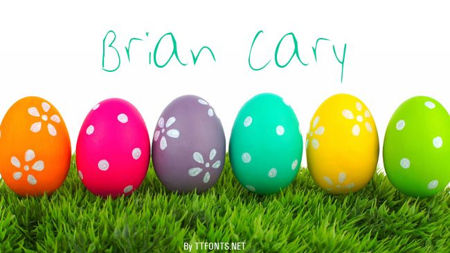 Brian Cary example