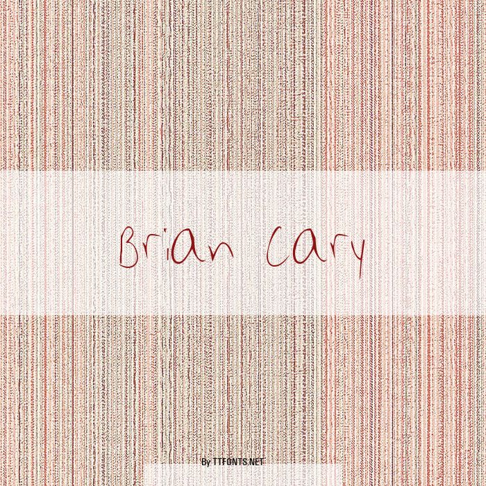 Brian Cary example