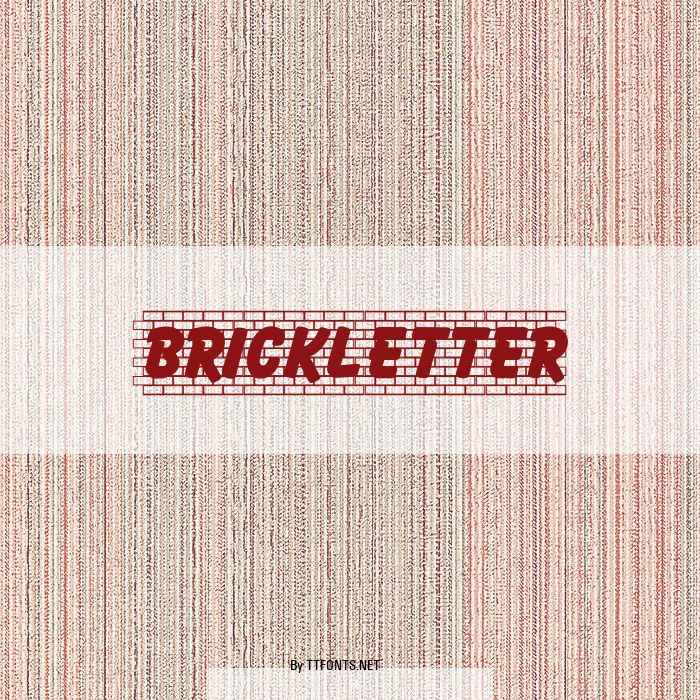 Brickletter example