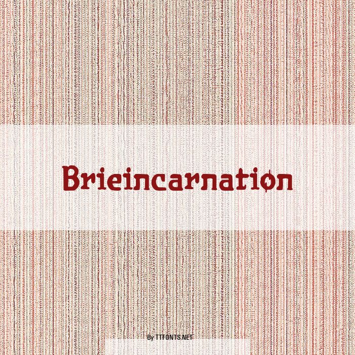 Brieincarnation example