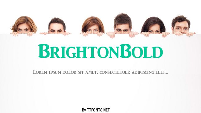 BrightonBold example
