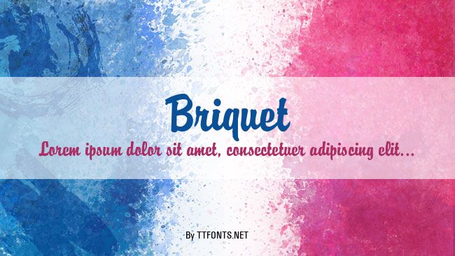 Briquet example