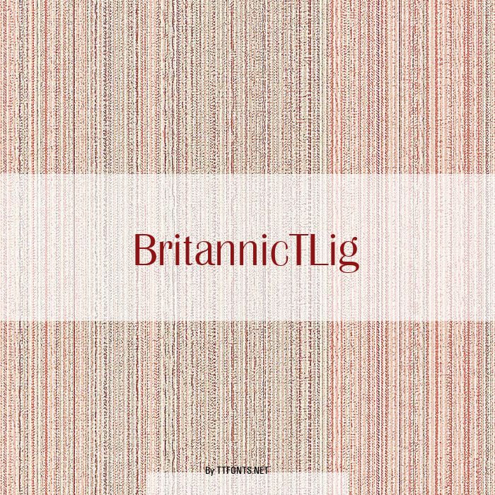 BritannicTLig example