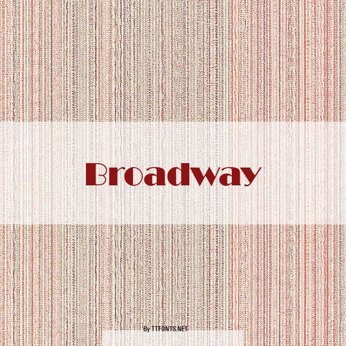 Broadway example
