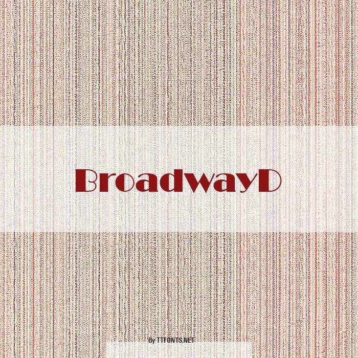 BroadwayD example