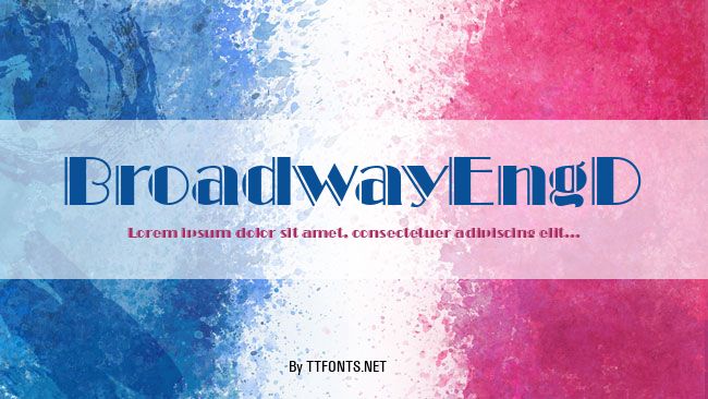 BroadwayEngD example