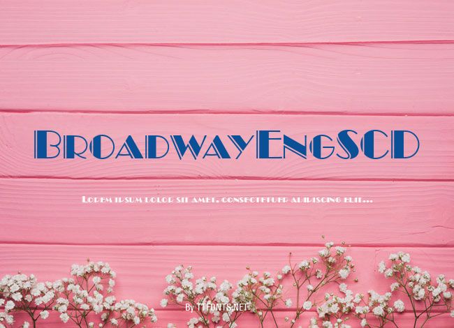 BroadwayEngSCD example