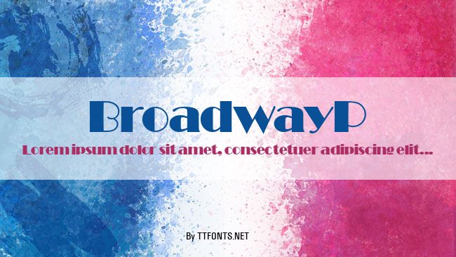 BroadwayP example