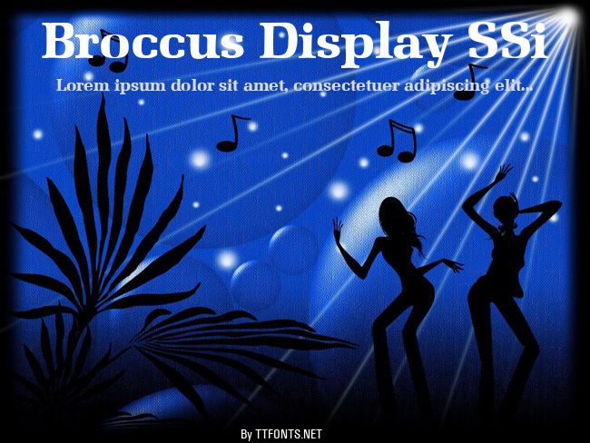 Broccus Display SSi example