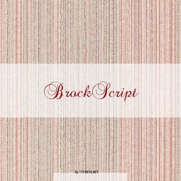 BrockScript example