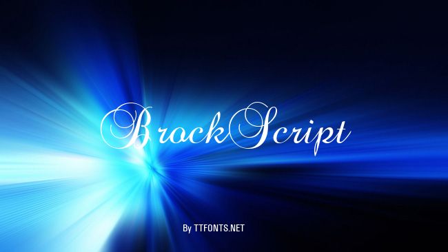 BrockScript example