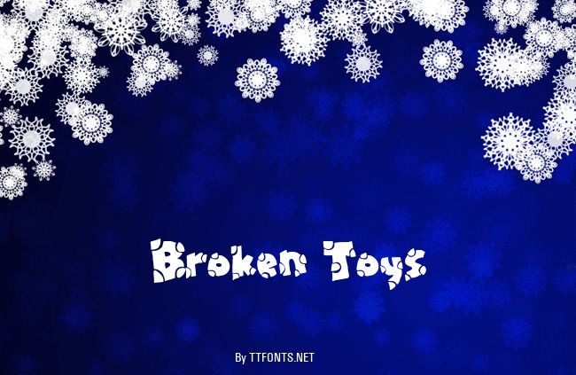 Broken Toys example