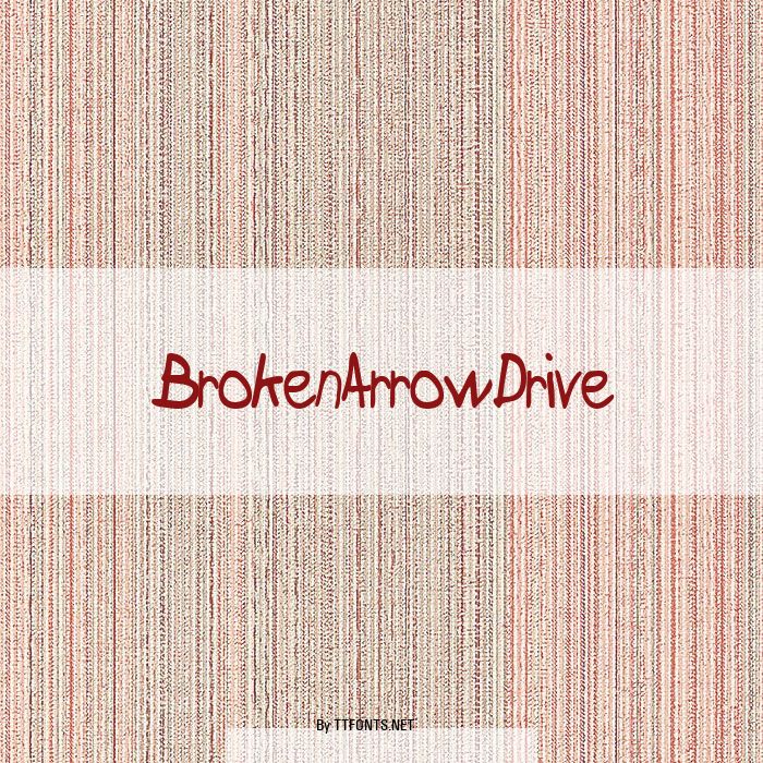 BrokenArrowDrive example