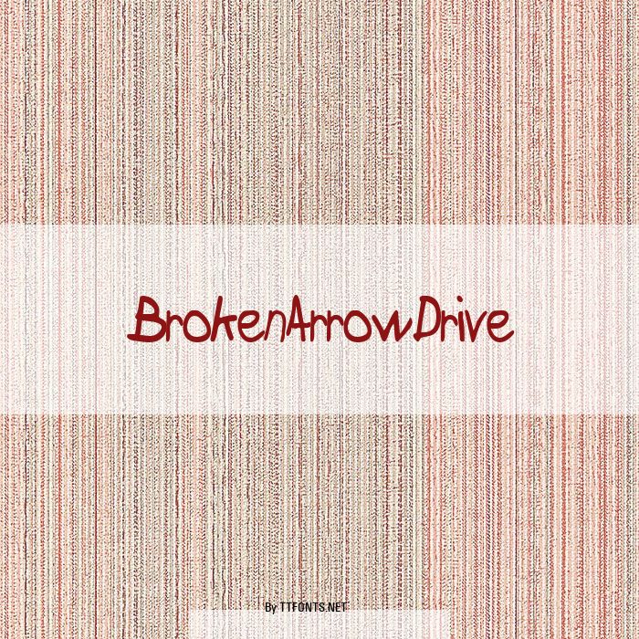 BrokenArrowDrive example