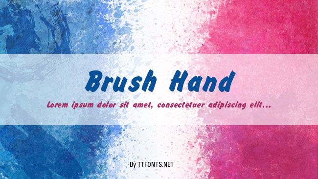 Brush Hand example