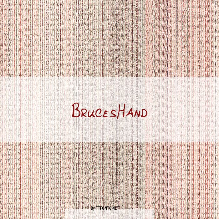 BrucesHand example