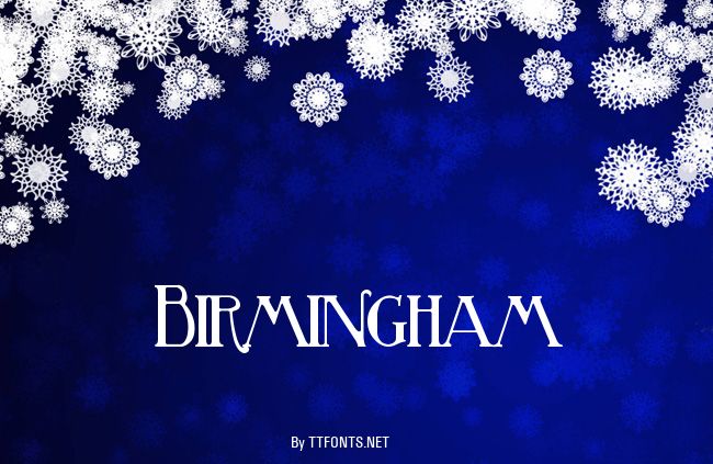 Birmingham example