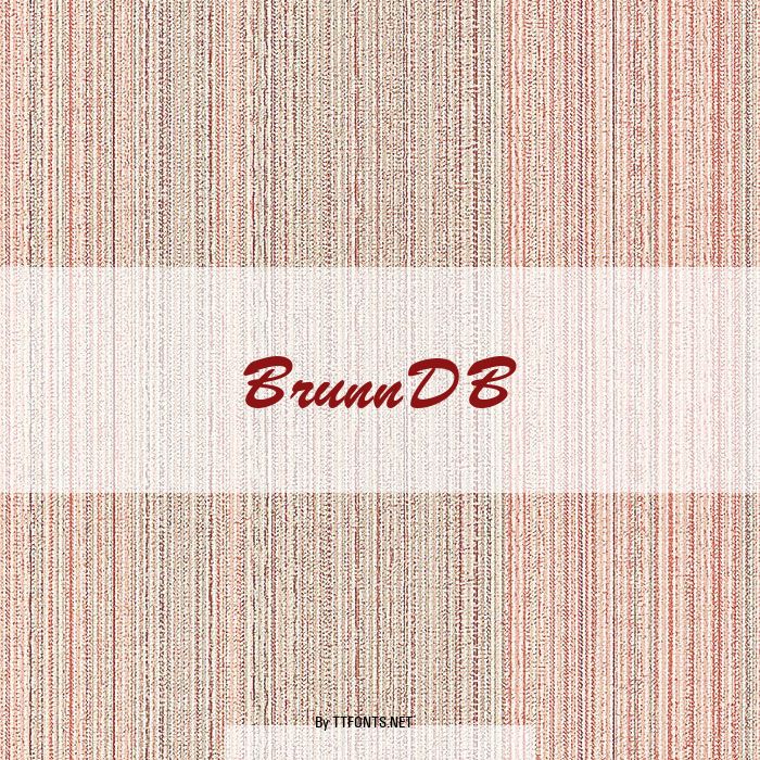 BrunnDB example