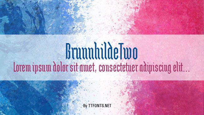 BrunnhildeTwo example