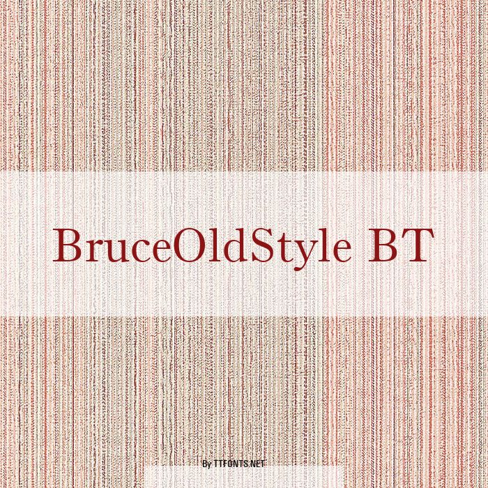 BruceOldStyle BT example