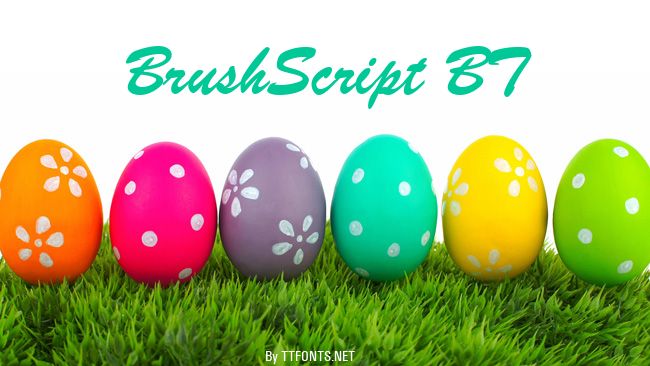 BrushScript BT example