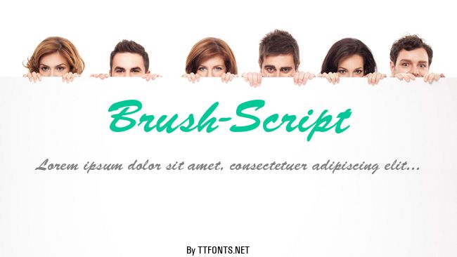 Brush-Script example